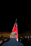 Black Ribbon On Polish Flag