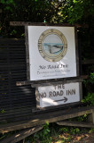 No Road Inn sign