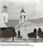 Aruba, Oranjestad, prot kerk nieuw en oud, 2004
