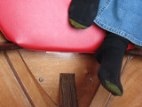 Forward end of cushions.