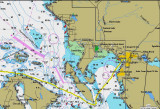 Sunday, three boats shoot across the top of the San Juans, crossing to Canada ...