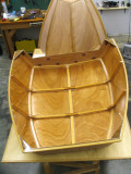 Two coats of resin, aft section.