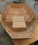 Forward seat/thwart completed,
