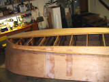 Aft empty frames; second bottom plank.