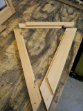 Parts ready for glueup.  Stock is heavier than needed.
