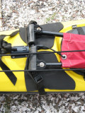 Philips very tidy attachment for his sail.