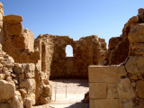 Ruines dune habitation  Massada