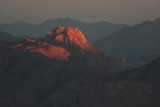 In the setting sun, Mt Sinai