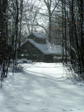 Sugar shack (snowing)