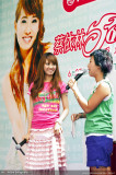 蔡依林 cute Taiwanese chick Jolin Cai in Causeway Bay