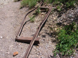 Narrow Gauge Track Exposed During 2008 Winter Rains