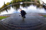 Phillip caught in the fish-eye