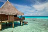 An overwater bungalow