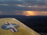 Sunset - From a T-34- US Air Force Trainer
