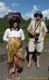 Balinese Cloth Vendor and Peter