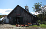 New Hampshire Barn with Pumpkins
