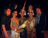 Sethisak and Apsara after Angkor Light Show