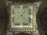 Looking up into the Tower of The Minster