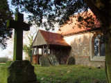 The  porch  from  the  graveyard.