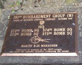391st. Bomb. Group (M) ,commemmorative plaque.
