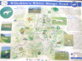 The  Devizes  White  Horse  Information  Board.