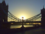 Sunrise at Tower Bridge.