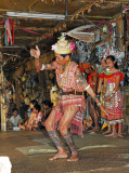 Longhouse Dancer - Check Out His Lineage Tattoos