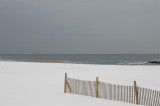 Snow-Covered Beach