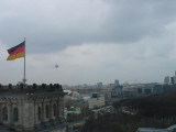 on the roof of the Reichstag