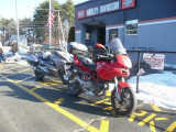 another shot of the bikes at Kellys
