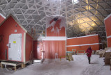 Inside the geodesic dome, Amundsen Scott South Pole Station