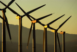 Wind turbines, Palm Springs, California