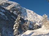 path to Sestlen - view towards mountain Husdalsfjellet