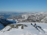 my skis and view from Jordalskaret :-)