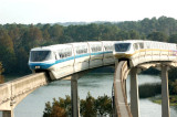Monorails near the Contemporary