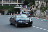 Bentley Continental GTC along the Grand Hotel Chicane