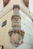 Stone head of Matija Gubec(?)