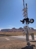 RR crossing road to Dead Horse Point park, UT