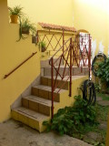 stairs to the condo