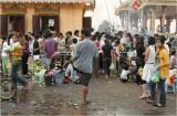 City shrine at dusk-Phnom Penh