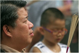 Man and child-Erawan shrine