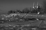 Glace sur le fleuve