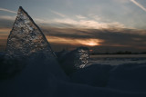 Glace sur le fleuve