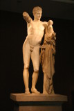 The Hermes of Praxiteles in the Ancient Olympia Museum Greece.jpg
