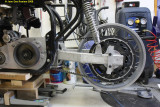 2252 Rear wheel and pulley in place