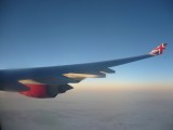 on the way