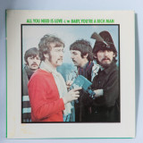 Beatles, All You Need Is Love B/W Baby, Youre A Rich Man (Green PS back).jpg