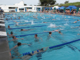 High school swim meet, San Luis Obispo