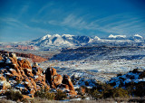 The Firey Furnace and the La Sal Mountains