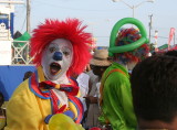 Clown at Bridgetown Market